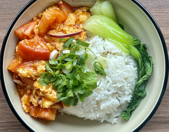 Egg Tomato Rice (西红柿鸡蛋饭)